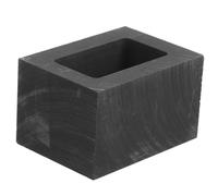 TOPBATHY Molde de Fundición de Grafito de Alta Pureza 50×36×30 MM Crisol para Fundir Metales como Latón Zinc y Plata Molde para Lingotes Desmoldeo Fácil y Resistencia Térmica para