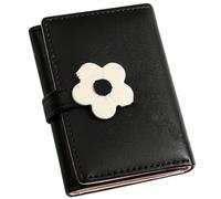 TOPBATHY Monedero para Chica Estudiante Diseño de Flores, Cuero PU Portátil y Organizador, Estilo Coreano Simple para Uso en Casa u Oficina