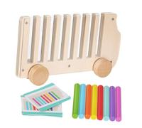 TOPBATHY Montessori de Clasificación de Colores de Madera para Años Educativo para Desarrollo Motor Reconocimiento Visual y Pensamiento Lógico
