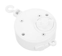 TOPBATHY Móvil de Cuna con Música y Campana Giratoria, Caja de Música Manual de Aleación de Zinc y Abs, Compacto para Bebés, Estimulación Multisensorial en Guardería, Juguete Colgante