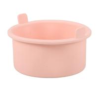 TOPBATHY Olla para Derretir Cera de Silicona Flexible 500cc Rosa Resistente al Calor, Calentador de Cera para Depilación Revestimiento Antiadherente, Fácil Limpieza para Uso en Salones