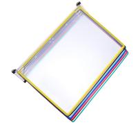 TOPBATHY Organizador de Archivos Colgante Pared Páginas con Paneles Giratorios Soporte Plástico Resistente para Oficina y Gestión Documental