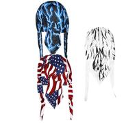 TOPBATHY Pañuelo Pirata de Algodón para Ciclismo y Carreras, Transpirable Secado Rápido, Pack de 3 Unidades para Hombre y Mujer, Estilo Fresco y Cómodo Varios Estilos