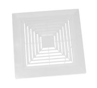 TOPBATHY para Ventilador de Baño Cuadrada Difusor de Aire de Techo o Pared con Plástica para Ventilación Fácil Instalación y