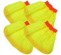TOPBATHY Parasol Reflectante para Casco 4 Piezas Malla Transpirable ala Completa Protección Solar Exterior para Hombres y Mujeres en Obra