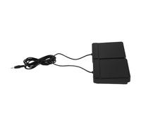 TOPBATHY Pedal Doble de Bombo para Batería Electrónica con Interfaz 3,5 Mm, Compacto y Enrollable, Accesorio de Percusión para Práctica en Casa, Compatible con Pedales Batería Eléctrica