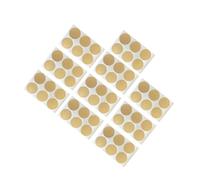 TOPBATHY Pegatinas Rasca y Gana Doradas Redondas 60 Unidades 10 Hojas Adhesivas Decorativas para DIY Tarjetas Invitaciones y Regalos Tamaño Adecuado para Manualidades