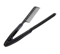 TOPBATHY Peine Alisador Plegable para Pelo Diseño V Compacto y Portátil Peine Plancha para Alisar Cabello Grueso y Fino Uso Profesional y Doméstico Color Aleatorio Color Aleatorio