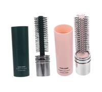 TOPBATHY Peine Cabello Redondo Pequeño para Secar Secador 2 Piezas Retráctil Diseño Compacto Peinado Versátil para Mujer y Hombre Uso en Viaje