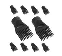 TOPBATHY Peine para Secador de Pelo 10 Piezas Peines Anchos Boquilla Concentradora Plástica Accesorio Peluquería Profesional Peinado Cabello Secado