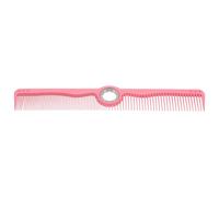 TOPBATHY Peine Profesional Giratorio para Peluquería Rosa con Dientes Finos y Material Tpr Resistente, Adecuado para Salones de Belleza y Peluquerías