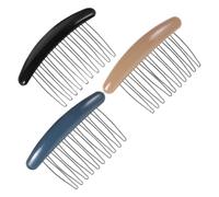 TOPBATHY Peinetas Decorativas para Cabello de Mujer 3 Unidades sin Dejar Rastros Diseño Sencillo y Protección para Raíces Cabello Saludable