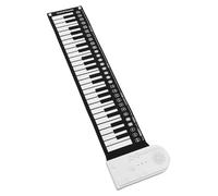 TOPBATHY Piano Enrollable De Teclas Portátil De Silicona Flexible Para Principiantes Practicar Casa o Viaje