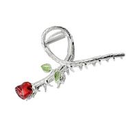 TOPBATHY Pinza para Cabello Vintage Rosa Clip de Garra Metálico Estilo Tiburón Accesorio Elegante Antideslizante para Mujer y Niña Diseño Cruzado Grande para Peinados Sofisticados