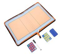 TOPBATHY Pizarra de Voleibol con Cremallera Portátil y Tablero Táctico Magnético con Rotulador Borrable para Entrenadores Diseño Ligero y Práctico para Formación y Estrategias