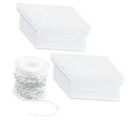 TOPBATHY Placas Base Vertical 20 Piezas 10m Inferior Conector De Talón Listón De Contrapesos Ciegos