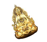 TOPBATHY Porta Perfume Guanyin Adorno para Coche Base de Perfume Difusor de Aroma para Coche Decoración del Hogar Artesanía Aroma