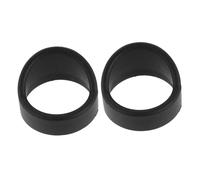 TOPBATHY Protector Ocular de Goma Flexible para Microscopio Binocular 31-33 Mm, 2 Unidades, Cubiertas para Oculares de Telescopio, Accesorios para Microscopios, Reducción de Fatiga