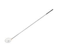 TOPBATHY Recoge Huevos Ajustable con Mango Telescópico de Acero Inoxidable y Plástico, Red Redonda para Gallineros Grandes y Pequeños, Herramienta Práctica para Granjas