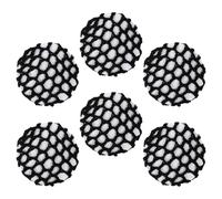 TOPBATHY Redes Negras para Moños de Ballet 6 Unidades Redecillas Elásticas de Malla Tejida para Mujer Accesorios para Peinados de Danza Patinaje y Ballet Cubiertas para Moños