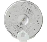 TOPBATHY Selector de Notas Cromático Tubos Afinador de Tono para Guitarra y Otros Instrumentos Diseño Circular Duradero Abs y Hierro Ajuste Preciso de Tono Portátil para Músicos