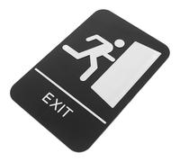 TOPBATHY Señal Autoadhesiva Ada en Braille para Puerta de Baño Unisex Letrero Accesible para Discapacitados Negro Resistente y Táctil para Oficinas Escuelas y Comercios