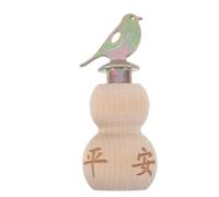TOPBATHY Silbato de Madera para Pájaros Forma de Calabaza, Sonido Realista de Canto, Juguete Educativo Portátil, Reclamo para Observar Aves en Exteriores y Parques