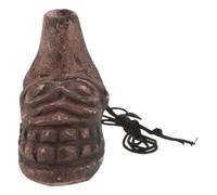 TOPBATHY Silbato de Muerte Azteca de Arcilla Hecho a Mano Sonido Espeluznante y Efecto de Voces Fuertes para Fiesta y Ritual Estilo Tradicional