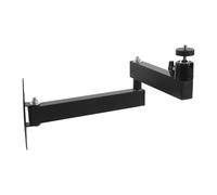 TOPBATHY Soporte Colgante para Proyector de Pared y Techo Ajustable de Metal Negro Diseño Giratorio Adecuado para Áreas Compactas y Cine en Casa
