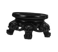 TOPBATHY Soporte de Base Hueca de Resina para Esfera de Cristal Pedestal Decorativo para Bolas de Cuarzo de Soporte Resistente y Ligero con Diseño Tallado Detallado para Exhibición y