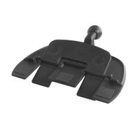 TOPBATHY Soporte para Coche con Bola de 17mm para Ranura de CD, Clip para Teléfono Negro de Plástico con Brazos Ensanchados y Articulación Ajustable para Viajes y Desplazamientos Diarios