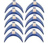TOPBATHY Soporte para Palomas Madera Grande 10 Piezas Multifuncional Percha para Pájaros Material Seguro para Jaulas Suministros para Mascotas Posadero para Loros y Palomos