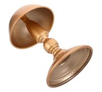 TOPBATHY Soporte para Sombreros de Hierro Dorado Base Antideslizante, Diseño Vintage y Construcción Resistente para Salones de Belleza y Vendedores en Tienda