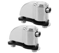 TOPBATHY Soportes para Caja de Batería 2 Piezas de Metal Resistente Orejetas de Repuesto Aplicables para Hardware de Batería Accesorios para Percusión en Ensayos y Conciertos