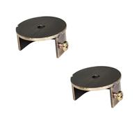 TOPBATHY Soportes para Cortinas De Hierro 28 Mm Soporte De Barra De Cortina Resistente Corrosión Acabado Bronce Antiguo para Decoración del Hogar Juego De 2 Piezas