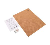 TOPBATHY Tablero de Macramé de Corcho 40,6x30,5 Cm para Principiantes 50 Alfileres en T para Tejido, Cojín de Alfiletero de Crochet y Kit de Herramientas DIY para Manualidades y Pulseras