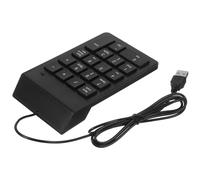 TOPBATHY Teclado Numérico Mecánico USB de 19 Teclas Cable, Compacto y Portátil para Banca y Finanzas, Teclado Numérico para Portátil Conexión Estable y Duradera