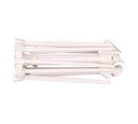 TOPBATHY Tendedero Plegable para Fideos Montaje sin Herramientas PC y PVC Soporte para Secadora de Espaguetis, Blanco, Abs Ajuste Manual, Portátil, para Espaguetis y Pasta, Cocinas