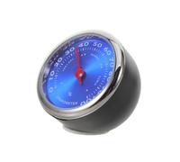 TOPBATHY Termómetro E Higrómetro Mecánico para Coche Medidor de Temperatura y Humedad Interior Mini Higrómetro Azul para Tablero de Automóvil Monitor Compacto para Control Ambiental