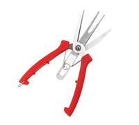 TOPBATHY Tijeras de Huerto de Acero Inoxidable Diseño de Doble Boca y Mango Antideslizante para Poda y Recolección en Jardinería y Huertos Profesionales y Personales