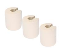 TOPBATHY Topes de Puerta para 3 Uds, Protector de Dedos Eva Beige, Dispositivo Antigolpes Anti-pellizcos para Puertas de 2-7 Mm, Tope Seguro y Silencioso para Habitación Infantil