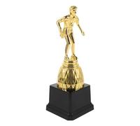 TOPBATHY Trofeo de Ping Pong Dorado de Plástico Grande para Campeonato, Premio Deportivo para Tenis de Mesa, Trofeo de Oro para Eventos y Ceremonias Deportivas Reutilizable