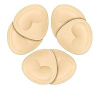 TopBine Almohadillas de brasier para mujer, copas deportivas, insertos de repuesto para brasier para bikini, 3 Beige M, A/B