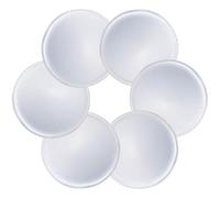 TopBine Insertos de Almohadillas extraíbles para Brasier, Almohadillas para Copas de Brasier, Almohadillas de Pecho para Brasier Deportivo y Parte Superior de Bikini, Traje de baño, Round White L,