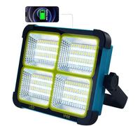 TOPBOS Foco LED Recargable- 100W 16500mAh Foco solar con Bateria Recargable y 4 Modos - Proyector de luz 180° Giratorio y Plegable para Trabajo con 2 Modos de Carga Para Camping, Pesca y Emergencia
