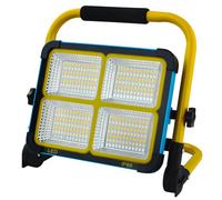 TOPBOS Foco LED Recargable 100W,Soporte Plegable, Batería de 16500mAh,Recargable USB y Solar,4 Modos de iluminación,para Uso en Interiores y Exteriores,para Obra, Taller,Garaje