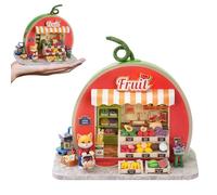 TOPBSFARNY Kit de casa en miniatura, rincón de libros con luz LED, rompecabezas 3D de madera en miniatura para adultos, decoración de estantería de casa de muñecas, regalos para amigos y padres (forma