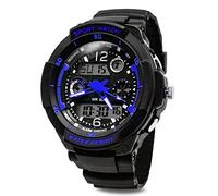 TOPCABIN Reloj digital analógico para niños, adolescentes, niños y niñas, reloj digital deportivo con alarma, cronómetro, cronógrafo, resistente al agua, 50 m, reloj deportivo electrónico para niños,