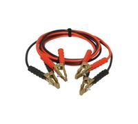 TOPCAR Cable de Arranque CCA 25 mm, 2 Pinzas de latón, 2 x 3 m, 650 A