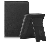 TOPCASE Funda para Kobo Clara Colour/BW/Kobo Clara 2e/Tolino Shine 4 eReader de 6 pulgadas con función atril y ranura para tarjetas, color negro